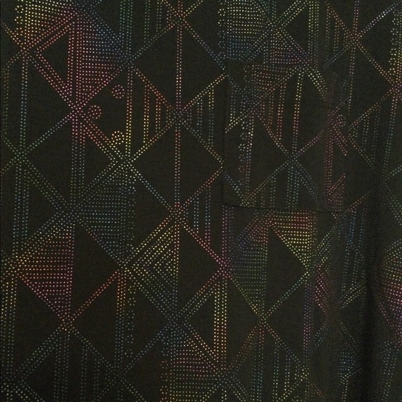 NWOT Lularoe Small Elegant Rainbow-Colored Carly High-Low Knee-Length Dress - Picture 2 of 3